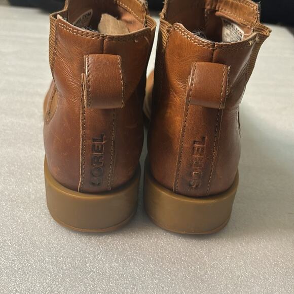 Emelie II Chelsea Sorel Boots 7.5 Brown Waterproof Gorpcore Shootie Casual Boho - Picture 5 of 12